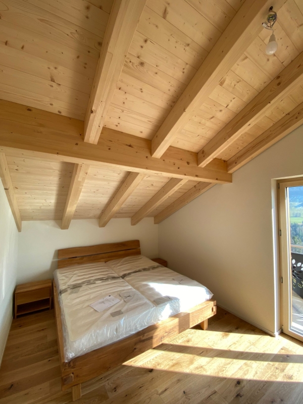 Charpente apparente panne intérmédiaire